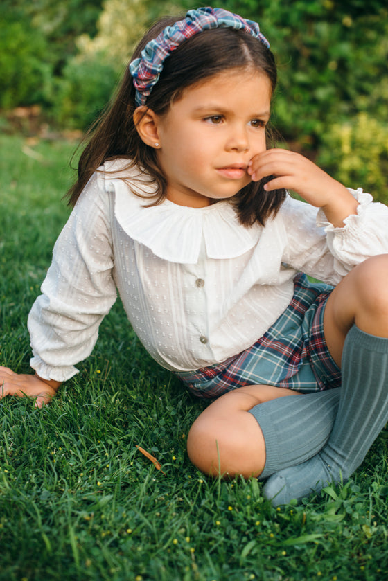 CAMISA VICTORIA CON BRILLI MANGA LARGA